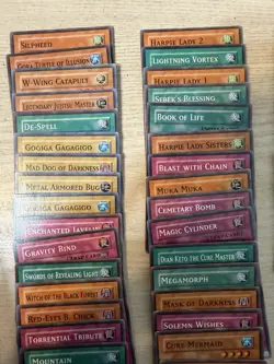 Yu-Gi-Oh Lot Card Collection 1996 120 CARDS RED-EYES B. DRAGON COMBINE SHIP - Image 2