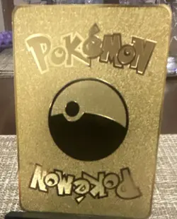 Gengar EX Gold Metal Card Collectible Gift/Display - Image 2
