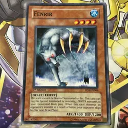 Fenrir - SD4-EN008 - Common - 1st Edition - LP Yugioh Card - Image 1
