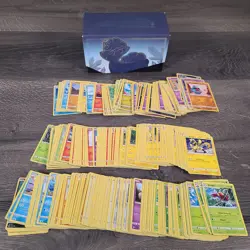Lot of 450+ Assorted Pokemon Cards in Sword & Shield Silver Tempest Box - Image 1