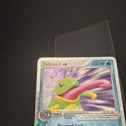 Pokemon Politoed EX 107/115 Unseen Forces Holo Card English licking swirl - Image 3