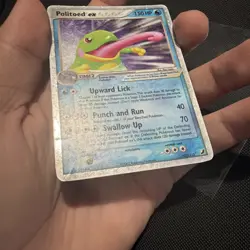 Pokemon Politoed EX 107/115 Unseen Forces Holo Card English licking swirl - Image 5