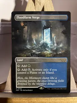 Floodfarm Verge MTG Rare Borderless Normal #330 Duskmourn: House of Horror Look! - Image 1