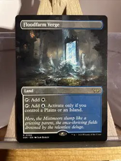 Floodfarm Verge MTG Rare Borderless Normal #330 Duskmourn: House of Horror Look! - Image 2
