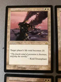 Blessed Wind X4 Prophecy Ex Condition See Pics Front/back - Image 2