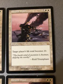 Blessed Wind X4 Prophecy Ex Condition See Pics Front/back - Image 3