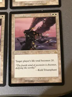 Blessed Wind X4 Prophecy Ex Condition See Pics Front/back - Image 4