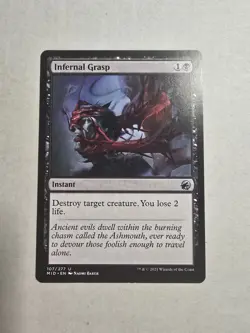 Infernal Grasp Innistrad: Midnight Hunt Regular - Image 1