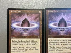 MTG Lotus Petal - Tempest 1997 - NP - Near Mint - Magic the Gathering - Image 2