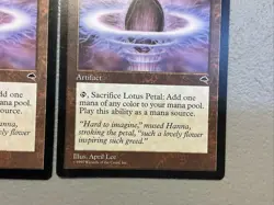 MTG Lotus Petal - Tempest 1997 - NP - Near Mint - Magic the Gathering - Image 4