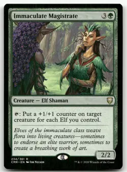 Immaculate Magistrate #234 (NM) Commander Legends CMR Magic MTG - Image 1