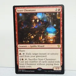 IZZET CHEMISTER 26 RARE COMMANDER 2017 MAGIC: THE GATHERING LP - Image 1