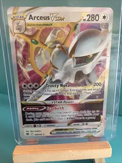 Pokemon Arceus VSTAR 123/172 Brilliant Stars Ultra Rare Holo 280 HP - Image 1