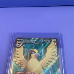 Pidgeot ex 217/197 Obsidian Flames Full Art FA Ultra Rare Pokemon TCG Card NM - Image 2