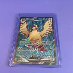 Pidgeot ex 217/197 Obsidian Flames Full Art FA Ultra Rare Pokemon TCG Card NM - Image 3