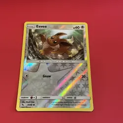 Eevee 49/68 Hidden Fates 2019 Reverse Holo Foil Pokemon TCG Card - NM - Image 2
