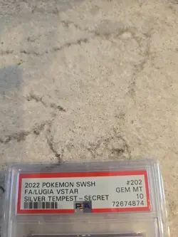 PSA 10 Lugia VSTAR 202/195 Secret Rare Full Art Silver Tempest 2022 Pokemon - Image 2