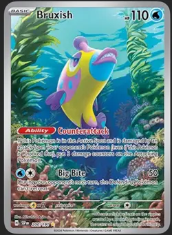Bruxish 200/191 Pokemon TCG S&V Surging Sparks Illustration Rare Holo - Image 1