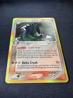 Tyranitar 16 Ex Delta Species Reverse Holo Stamped Pokemon Tcg MP+ FREE SHIP 🔥B - Image 4