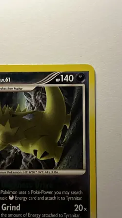 Pokemon TCG - Tyranitar - 30/100 - Rare - Stormfront [Lightly Played] - Image 3