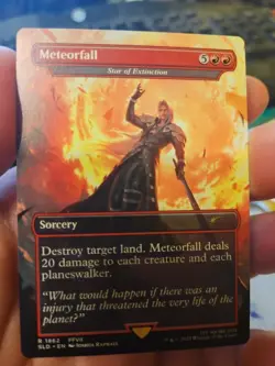 Meteorfall - Star of Extinction #1862 (NM) Secret Lair Drop SLD Magic MTG - Image 1