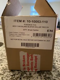 Pokemon Mega Evolutions Dollar Tree Booster Pack Case (24 Packs) SEALED - Image 3