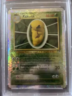 2002 Pokemon Kakuna Legendary Collection Reverse Holo #50 PSA 7 - Image 2