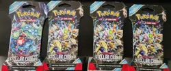 Pokemon Stellar Crown Sealed Booster Packs Lot Of 4 - Image 1