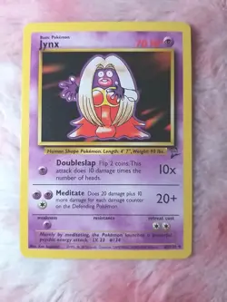 3X Pokemon Jynx 045/130 Uncommon Base Set 2 LP - Image 2