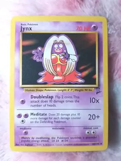 3X Pokemon Jynx 045/130 Uncommon Base Set 2 LP - Image 4