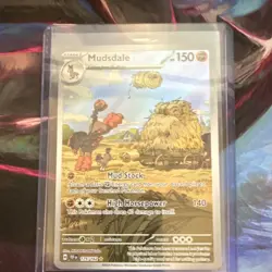 Pokemon Mudsdale Illustration Rare SV05 Temporal Forces 175/162 Holo 150 HP - Image 1