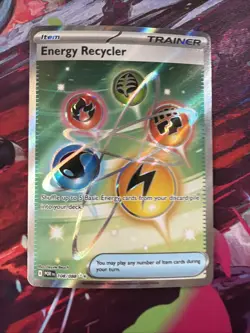 Energy Recycler 108/088 Me03: Perfect Order Holo Full Art Pokemon TCG - Image 1
