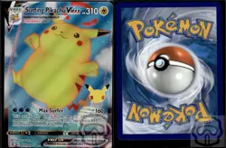Surfing Pikachu VMAX 009/025 Holo Rare Celebrations Pokemon NM/M - Image 2