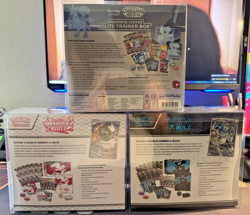 Pokemon Center Black Bolt, White Flare & Chilling Reign ETB LOT SEALED w/cases - Image 2