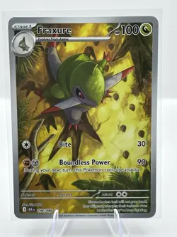 Fraxure 146/086 Illustration Rare Full Art - Pokemon Black Bolt SV10.5 - Image 1