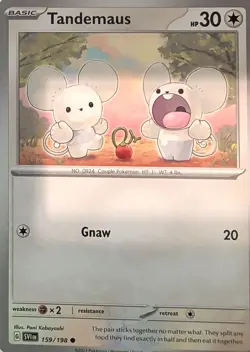 Tandemaus 159/198 Common Scarlet & Violet Pokemon Near Mint - Image 1