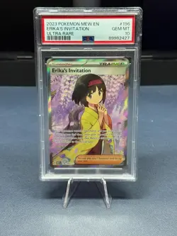 PSA 10 Erika's Invitation 196/165 Pokemon Pokemon 151 - Image 1