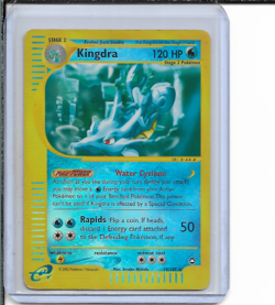 Pokemon Aquapolis Kingdra Reverse Holo Rare #19/147 Moderate Play VG - Image 1