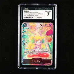 CGC 7 NEAR MINT 2023 One Piece JPN Mansherry OP05-088 R (Alt Art) - Image 1