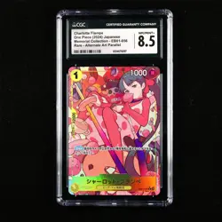 CGC 8.5 NM/MINT+ 2024 One Piece JPN Charlotte Flampe EB01-056 R (Alt Art) - Image 1