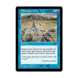 WOTC MtG Tempest Mana Severance (R) EX - Image 1