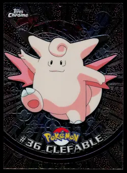 Clefable #36 - Topps Chrome Series 1 Pokemon Card Near Mint - Image 1