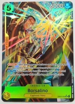 Borsalino EB04-058 SR Alt Art Adventure On Kami's Island OP15 One Piece Card Gam - Image 1