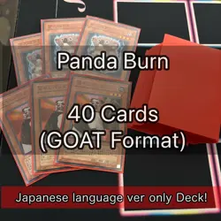 Panda Burn Retro (GOAT Format) 40 Japanese Deck Yu-Gi-Oh card fym0 n16 - Image 1