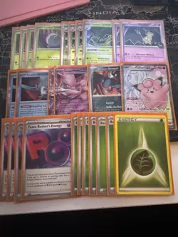 Pokemon TCG 60 Card Team Rockets Mewtwo & Spidops Tournament Ready Deck - Image 2