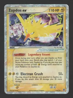 Zapdos ex EX FireRed & LeafGreen 116/112 ENG - Pokemon Card Secret Ultra Rare - Image 1