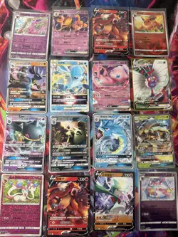 Pokemon 16 Card Lot nm CN FULL ART NON HOLO GX V Rare Hits Only R80 - Image 1