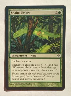 Magic MTG - Snake Umbra - Rise of the Eldrazi - LP - Image 1