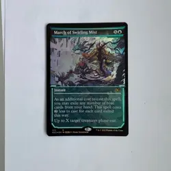 MTG March Of Swirling Mist 372 Showcase Kamigawa: Neon Dynasty M/NM FOIL - Image 1