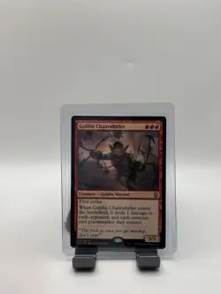MTG, Goblin Chainwhirler $3 ORDER MIN 129 NM Dominaria Regular - Image 1